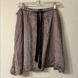Anthropologie Women's Silk Skirt in Mauve